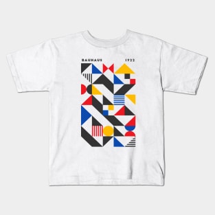 Bauhaus Exhibition 1922 Geometric Kids T-Shirt